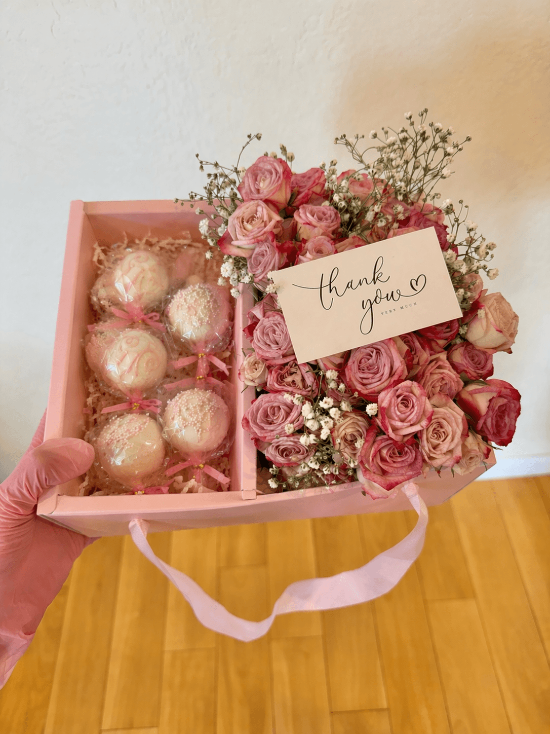 Cakepops & Flower Box